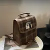 Mochila de Moda Retro Estética de Nicho 2026 Transfronteriza para Mujer, Mochila Estilo Universitario para el Trabajo y los Viajes