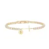 Pulsera Cruzada de 26 Letras de Amazon, Moderna, Personalizada, Sencilla, Elegante, Joyería Versátil para el Día a Día