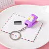 Mini grapadora de dibujos animados creativos transfronteriza con múltiples diseños para elegir, estilo llavero portátil, regalos de papelería para estudiantes al por mayor