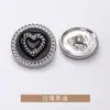 Forma de Corazón Goteo de Aceite Cosido a Mano Lana de Metal Chaqueta Traje Formal Botón Botón Botón Jinda
