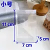 En Stock Gomas Grandes para el Cabello Caja Transparente Accesorios para el Cabello Caja de Regalo Pinzas para el Cabello Lindas con Tarjeta Trasera Impresión de Logo