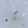 Anel de Moda de Celebridade da Internet Anel Aberto Estilo Frio Tendência Ins Anel de Cauda com Pérola Zircônia Simples Estilo Japonês e Coreano Feminino