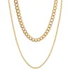 Cadena de Hueso de Serpiente Dorada de Doble Capa Estilo Europeo y Americano para Mujer, Cadena para Clavícula de Lujo Ligero de Nicho de Gama Alta, Accesorio Único