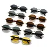 Elegantes Gafas de Sol Metálicas Ovaladas para Mujer, Gafas de Sol de Alta Gama Tendencia Ins Estilo Hip-hop Street para Hombre, Gafas de Sol Transfronterizas Europeas y Americanas