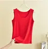 Nova Colete Quente Outono e Inverno Camisola Feminina Veludo Plus Espessado Camada Base Roupa Íntima Cor Sólida Confortável Top