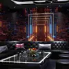 Nuevo 23 KTV de papel tapiz tridimensional fresco moda flash Tela de pared bar hotel salón de baile tema de caja fondo