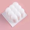 6 Consecutivos 15 Consecutivos Cubo de Rubik Estéreo Pastel de Mousse de Chocolate Molde de Silicona Venta al por Mayor Bola Redonda Pequeña Vela Aromática Molde de Yeso