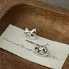 Pendientes de Plata de Ley S925 Hielo Triturado Carrusel para Mujer, Estilo Coreano, Frescos y de Lujo Ligero, Gama Alta, Deslumbrantes, Pendientes Exquisitos para el Año de Nacimiento