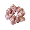 Goma de Pelo Plisada de Perlas de Colores para Mujer, Estilo Francés, Suave, Lujosa, de Gama Alta, Accesorio Versátil para el Cabello