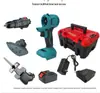 Kit multifuncional multiuso de bateria de lítio transfronteiriço kit de ferramentas de bateria de lítio recarregáveis kit de ferramentas elétricas personalização