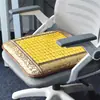 Cojín de verano cojín de hielo cojín para silla silla de oficina taburete trasero transpirable verano mahjong tapete fresco cojín de asiento de bambú cojín fresco