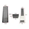 Pedales antideslizantes de acero inoxidable para acelerador y freno de reposo para Volvo XC60, XC90, S90
