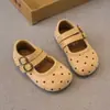 Zapatos de Cuero con Lunares Estilo Bosque para Niños 2026 Primavera/Otoño Nuevos Zapatos Bajos de Princesa Estilo Coreano para Niñas Zapatos Planos para Bebé