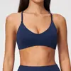 Sujetador deportivo sin costuras, corte ajustado, con tirantes finos, absorbente de impactos, diseño en forma de Y, secado rápido, transpirable, top de yoga, sujetador de fitness, diseño que realza la espalda, 5112