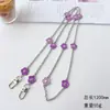 Nova Corrente de Mão Flor Gota de Óleo, Corrente Diagonal Pequena Fragrância para Celular, Acessórios para Capa de Celular, Pingente, Corrente de Celular, Corrente de Bolsa