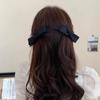 Grampo de cabelo de princesa da Coreia do Sul com franja lateral e laço, grampo de cabelo vintage de alta qualidade para mulheres, acessórios fofos de cabelo estilo fada Mori