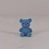 Nuevos Mini Adornos de Animales Caricatura Estéreo Color Sólido Oso Accesorios DIY Venta al por Mayor Estéreo Color Sólido Oso Sentado Accesorios