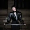 Camisa de cuero de manga larga para hombre de la marca trendy Yang Yifan, nueva colección primavera 2026 estilo coreano casual trendy negra para otoño