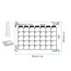 TYU504 Calendário de Quadro de Anotações Pendurado Transfronteiriço Plano Semanal Quadro de Mensagens Apagável Placa Decorativa Acrílica Pendurada