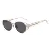 Colección de Gafas de Sol de Metal, Nuevo Estilo de Alta Gama para Mujer, Moda Personalizada Fotografía Callejera, Gafas de Sol Lisas Ojo de Gato Anti-UV para Hombre