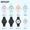 Fábrica de Relojes Sanda Personaliza Relojes Sencillos para Estudiantes para Exámenes con Impresión de Logo, Relojes de Cuarzo con Doble Calendario y Servicios OEM