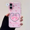Fresa de Dibujos Animados Melody Adecuado para Funda de Teléfono Móvil Apple 17Promax Iphone16 Portátil 13 Lindo 14 Duro 15