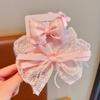 Pinza para el pelo de falda de gasa de estrella de Corea del Sur, pinza para el pelo linda de niña, tocado de princesa para niños, accesorios para el pelo súper de hada para niñas, pinza para flequillo