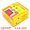 0.2A0.5A1A 2A 3A5A8A10A15A20A30A fusible de vidrio 5X20 6 x 30