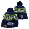 2026 Comercio Exterior Al por Mayor Nuevo Estilo Gorro de Punto con Pompón de Color Mixto, Gorro de Lana de Equipo de Fútbol, Jacquard de Doble Cara, Retro Artístico