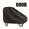 Capa Preta/Cinza 600D para Engate de Reboque de Trailer de Caravana Protetor Impermeável contra Chuva Neve Poeira Au