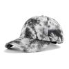 Boné de Baseball Tie-Dye Estampado Novo Estilo Europeu e Americano Boné Graffiti com Combinação de Cores Hip-Hop Chapéu Protetor Solar Degradê para Homens e Mulheres