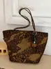 Elegante Bolsa Xiaomi para Mujer Estilo Coreano 2026 Nueva Bandolera Estampado de Leopardo Retro Personalidad Nicho Bolso de Mano Viaje Moda
