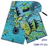 Algodón Africano Ankara Imitación Estampado de Cera Moda Brillo + Cristal Juego de Cera
