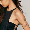 Anillo de Brazo Grande Espiral Venta al por Mayor Transfronteriza Más Vendido Simple Nicho Ajustable Multicapa Personalizado Exagerado Hueco Moda Pulsera de Brazo