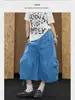 Calça Pantalona Plissada com Cordão Onlpp Estilo Retrô Americano para Mulheres com Bolsos Grandes, Calça Casual Cropped Estilo Workwear