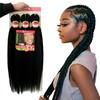 3Xeasybraidhair Xuchang Fibra Química Seda Retardante de Chamas Dreadlocks Africanos Crochê Ez Trança Grande Conjunto de Peruca de Três Peças