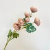 6 Cabezas de Rosas de Té, Exquisitas Rosas Pequeñas, Flores Artificiales, Decoración de Techo para Bodas, Flores Artificiales de Pie para Sala de Estar, Fabricantes Nórdicos al por Mayor
