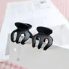 3. Artefacto de sujeción para coleta alta de 5 cm, pinza simple negra, tamaño pequeño, pinza lateral de plástico, clip para coleta, sujeta pelo, accesorios para el cabello