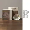 Caneca grande de cerâmica em formato de borboleta de alto valor estético da Miyan, xícara de chá de orquídea pintada à mão, recipiente para chá, xícara para degustação de chá, conjunto de chá