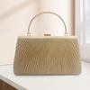 Bolsa de Mão Estilo Socialite para E-commerce Transfronteiriço em Estoque, Bolsa Feminina Plissada, Bolsa de Ombro para Vestido de Festa, Bolsa de Festa Exquisita