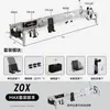 Soporte de Monitor de Aluminio ZOX Premium, Soporte Modular para Computadora de Escritorio, Organizador de Escritorio de Acrílico