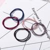 Corea del Sur cuerda para el cabello tres en uno cuerda para el cabello pequeña fresca banda de goma de alta elasticidad anillo para el cabello adulto simple accesorios para el cabello de cola de caballo