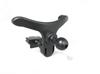Soporte para Coche Gancho Clip para Rejilla de Aire, Accesorio de Ventosa para Salpicadero de Encaje Rápido, Soporte Universal para Navegación con Cabeza de Bola de 17 mm