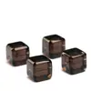 Cristal Hongchu Tipo Hielo Natural Cubo de Obsidiana Accesorios para Joyería DIY Cuentas Sueltas Cubos de Obsidiana Hielo Natural Venta al por Mayor