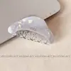 Diseño Inspirado en Cullori Estilo Coreano, Pinza para el Cabello con Bloques de Color, Versátil y Elegante, Pinza de Tiburón Brillante para Peinar la Parte Posterior de la Cabeza, Sensación de Alta Gama