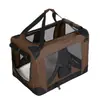 Jaula para Mascotas Jaula para Coche Perrera Tienda Mochila para Gatos para Salir Jaula Plegable Portátil Jaula de Carrera Habitación de Parto Teddy Dorado