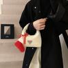Bolso informal Maillard para mujer, nuevo bolso de mano de otoño e invierno, de alta gama, de gran capacidad, exquisito bolso bandolera, bolso de hombro tipo cartera.