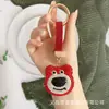 Llavero de Oso con Incrustaciones de Diamantes de Gama Alta Accesorios Dibujos Animados Lindo Llavero de Coche Colgante para Bolso Venta al por Mayor