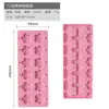 Molde de paleta de flor de cerezo de 12 piezas Herramienta de chocolate DIY Molde de caramelo de palito de queso casero de silicona de grado alimenticio