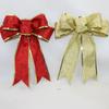 Laço de Natal Grande 25cm Pendente Decoração Árvore de Natal Adereços Decoração Festa de Fim de Ano Mini Laço